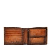 Avirex, Collezione Bell, Portafoglio da Uomo in Pelle - Stile Vintage, Vera Pelle Tamponata a Mano, Protezione RFID, con Portamonete, Portacarte e Comparto Banconote (Vintage Brown)