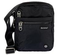Avirex, Collezione Bomber, Borsa Tracolla, Misura Media, Cross Body Bag, Da Uomo, Colore Nero