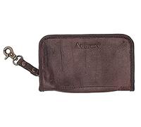 AVIREX Collezione Ontario, Astuccio Portachiavi in Pelle Vintage, da Uomo, Colore Marrone