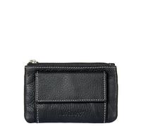 Avirex Linea Houston in Pelle. Astuccio Portachiavi. Portachiavi in Pelle Bovina. Dimensione chiuso: Cm. 10,0x7,0x1,5 (Nero)