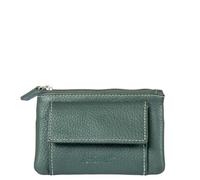 Avirex Linea Houston in Pelle. Astuccio Portachiavi. Portachiavi in Pelle Bovina. Dimensione chiuso: Cm. 10,0x7,0x1,5 (Green)