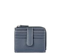 AVIREX Linea Houston in Pelle. Porta Carte di Credito. Portafoglio in Pelle Bovina, con Protezione RFID. Compatto, Funzionale, Pratico. Dimensione chiuso: Cm. 11,5x9,0x2,0. (Navy)