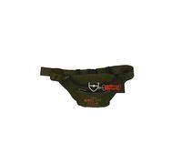 Avirex Marsupio in Nylon Poliestere, Marsupio Uomo Impermeabile e Lavabile con Tasche a Zip e Portachiave Rimovibile, Collezione Post PST01 (Green)