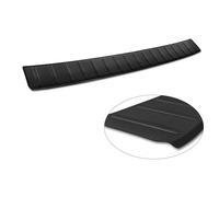 Avisa Protezione paraurti Posteriore in Acciaio Inox Nero Opaco Compatibile con Volkswagen T-Cross 2019-2024 & FL 2024- 'Ribs'