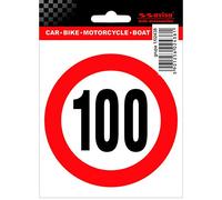 Avisa Adesivo/AutoTattoo Speed Limit 100km - 9,5x10cm