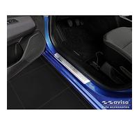 Avisa Inox Protezioni per battitacco compatibili con Dacia Sandero III 2020- incl. Stepway 'Lines' - 4 pezzi