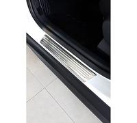 Avisa Listelli battitacco in Acciaio Inox Compatibile con Citroën C3 Aircross II 2017- 'Lines' - 4-Pezzi
