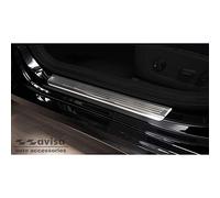 Avisa Listelli battitacco in Acciaio Inox Compatibile con Skoda Octavia IV Kombi 2020- 'Lines' - 4-Pezzi