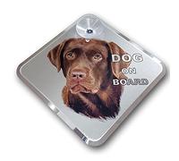 Avisa Pegatina AutoTattoo Dog on Board - Labrador 11,5x11,5cm