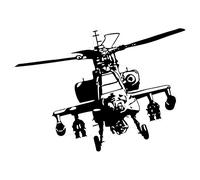 Avisa Pegatina AutoTattoo Elicottero - 45x33cm