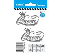 Avisa Pegatina AutoTattoo Queen 2-Pezzi - 6,3x4cm