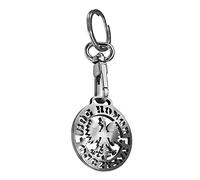 Avisa Portachiavi in Acciaio Inossidabile - 'BHO' (Argento)