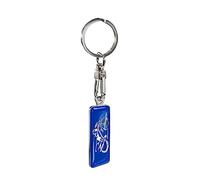 Avisa Portachiavi in acciaio inox - 'Moto' Blu