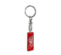 Avisa Portachiavi in acciaio inox - 'Moto' Rosso