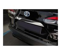 Avisa Protezione paraurti posteriore in acciaio inossidabile cromato compatibile con Toyoto Corolla Cross (XG1TJ) 2022- 'Ribs'
