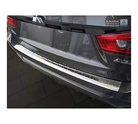Avisa Protezione paraurti Posteriore in Acciaio Inox Compatibile con Mitsubishi ASX 2017-2019 'Ribs'