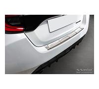 Avisa Protezione paraurti Posteriore in Acciaio Inox Compatibile con Toyota Yaris IV 'GR' 2020- 'Ribs'