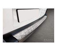 Avisa Protezione paraurti Posteriore in Acciaio Inox Compatibile con Volkswagen Crafter & Man TGE 2017- 'Riffled' ('XL'-Version)