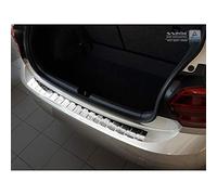 Avisa Protezione paraurti Posteriore in Acciaio Inox Compatibile con Volkswagen Polo VI 5-Porte 2017- 'Ribs'