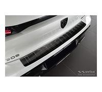 Avisa Protezione paraurti Posteriore in Acciaio Inox Negro Compatibile con Peugeot 308 III HB 2021- 'Ribs'