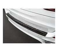 Avisa Protezione paraurti Posteriore in Acciaio Inox Nero Compatibile con BMW X5 F15 2013-2018 con Pacchetto M 'Ribs'