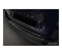 Avisa Protezione paraurti Posteriore in Acciaio Inox Nero Compatibile con Dacia Duster 2010-2013 & Facelift 2013-2017 'Strong Edition'