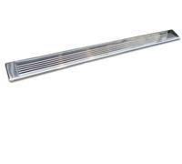 Avisa Protezione paraurti posteriore in acciaio inox nero compatibile con Fiat Ducato III Facelift 2023- / Opel Movano III Facelift 2023- / Toyota Proace Max 2024- 'Ribs' (2 parti)