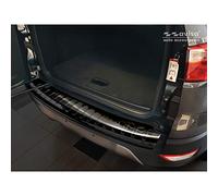 Avisa Protezione paraurti Posteriore in Acciaio Inox Nero Compatibile con Ford Ecosport II Facelift 2017- incl. ST-Line 'Ribs'