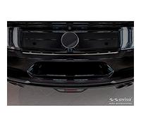 Avisa Protezione paraurti Posteriore in Acciaio Inox Nero Compatibile con Ford Mustang VI Coupé 2015-2017 & FL 2017- incl. GT 'Ribs'