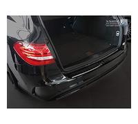 Avisa Protezione paraurti Posteriore in Acciaio Inox Nero Compatibile con Mercedes Classe C W205 Kombi 2014- 'Ribs'