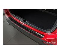 Avisa Protezione paraurti Posteriore in Acciaio Inox Nero Compatibile con Mercedes Classe GLA II H247 2020- 'Ribs'