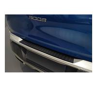 Avisa Protezione paraurti Posteriore in Acciaio Inox Nero Opaco Compatibile con Peugeot 3008 III 2024- 'Ribs'