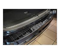 Avisa Protezione paraurti Posteriore Inox Nero Riflettente Compatibile con Volkswagen Touran III 2015- 'Ribs'