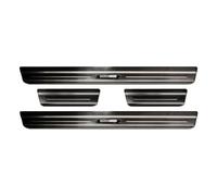 Avisa Protezioni battitacco nero inox compatibili con Volkswagen Taigo 2021- 'Exclusive Edition' - 4 pezzi