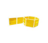 Avisa Strisce Riflettenti/Adesivi - 50x5,5cm - Giallo - Set di 2 Pezzi