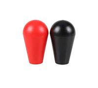 Avisiri 2X American Style Arcade Joystick Oval Balltop Arcade Ellipse Topball Handle Uso per 2 Giocatori Arcade Joystick DIY Kit Sanwa Joystick LB-30N MAME Jamma Part, Red & Black