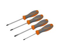 AVIT AV05011 Kit cacciaviti Officina e meccanica 4 parti Taglio, Croce Philli