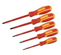 Kit cacciaviti vde 5 parti avit taglio croce pozidriv
