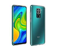 AVIZAR 360 Serie Cover per Xiaomi Redmi Note 9, Trasparente