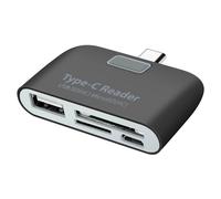 Avizar, Adattatore da USB-C verso USB e micro-USB, lettore schede SD e micro-SD