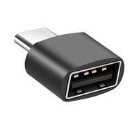 Avizar, Adattatore per MacBook da USB-C maschio a USB 2.0 femmina 480 Mbps, Nero