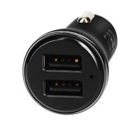 Avizar, Alimentatore Macchina Accendisigari 2x USB 2400mA, Nero