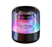 Avizar, Altoparlante Bluetooth portatile da 5 W con illuminazione LED RGB, Nero