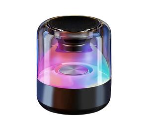 Avizar, Altoparlante Bluetooth portatile da 5 W con illuminazione LED RGB, Nero