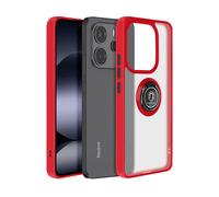 AVIZAR Anello magnetico COVER per Xiaomi Redmi Note 14 4G, Rosso