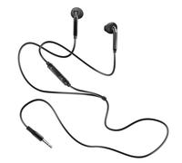 Avizar Auricolari Jack 3.5 mm Jack In-Ear da 3,5 mm + microfono, Nero
