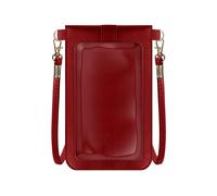 AVIZAR BAG-TACTIL-RD POSCHETTE CON TRACOLLA per Universale Universale, Rosso