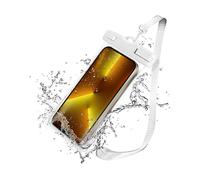 Custodia Impermeabile Smartphone Universale Protezione IP68 Touch Screen Bianco