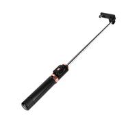 Bastone per selfie con telecomando Bluetooth integrato, nero