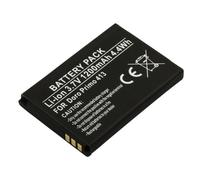 Avizar, Batteria di ricambio per Doro Primo 413 Li-ion 3.7V 1200mAh 4.4Wh, Nero